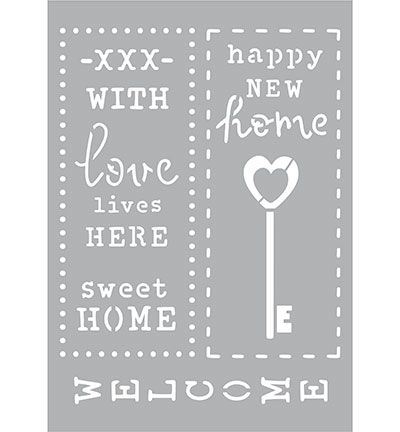 Sjabloon vintage 07 - Happy New Home