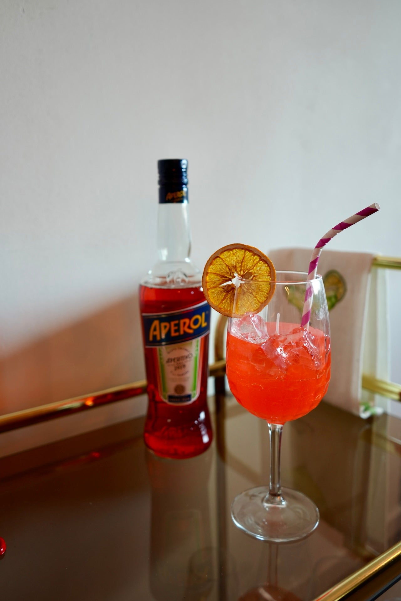 Aperol Spritz Kerze