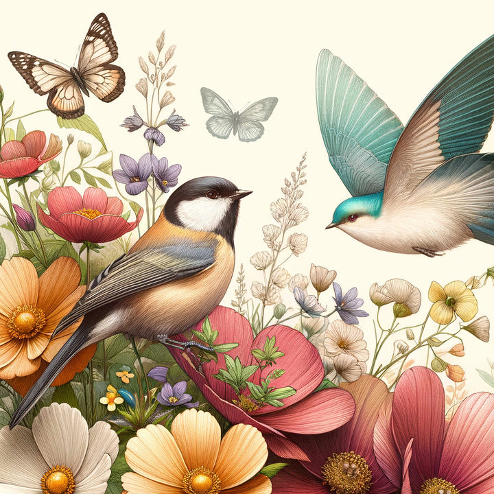 The Friendly Garden- Mint by Michelle decoupage papier A3