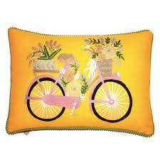 Only Natural kussen "Fiets " 35x50cm