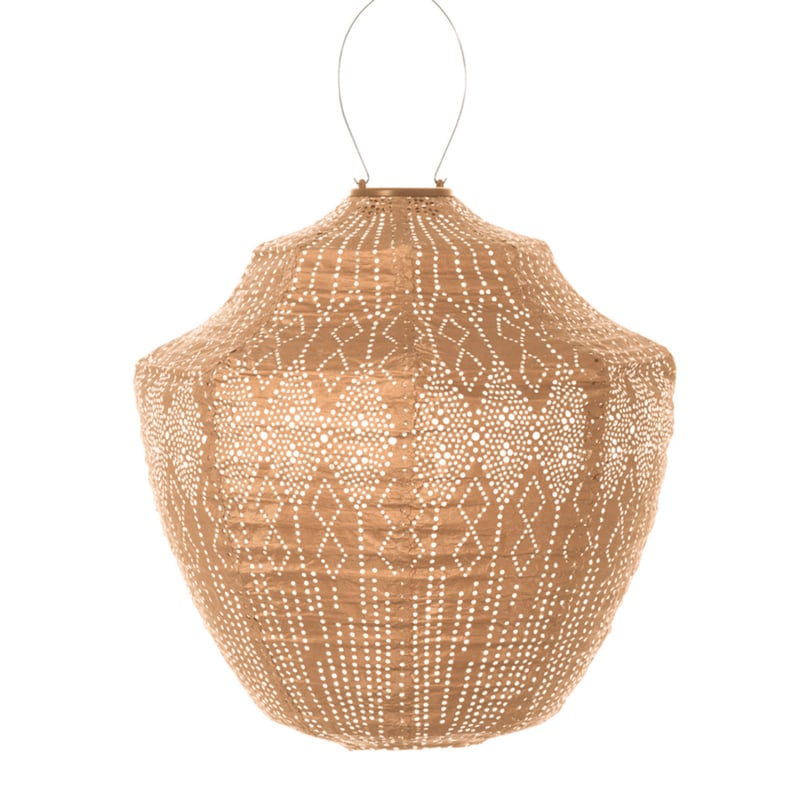 Lumiz Solar Lampion - Crown 40cm Funale Apricot