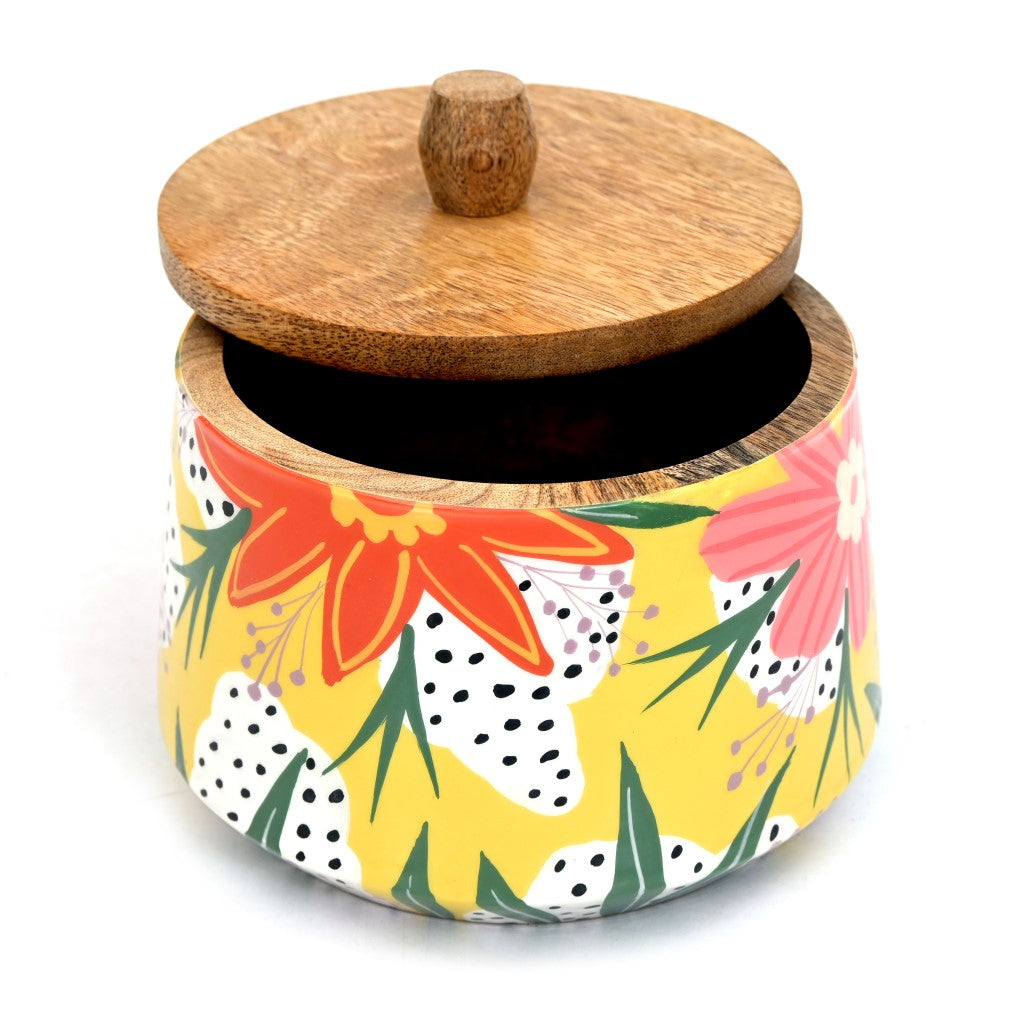Houten Voorraadpot ONLY NATURAL