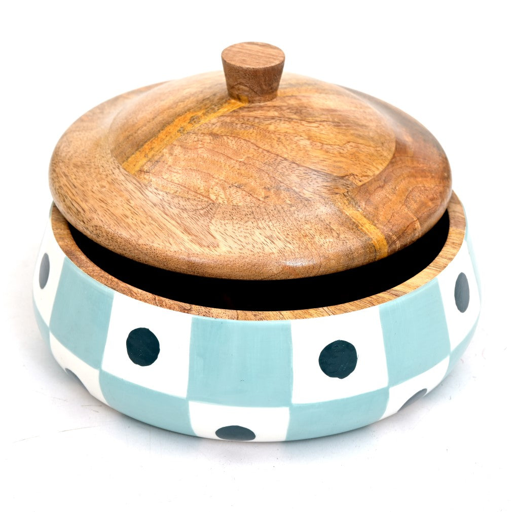 ONLY NATURAL Houten Voorraadpot