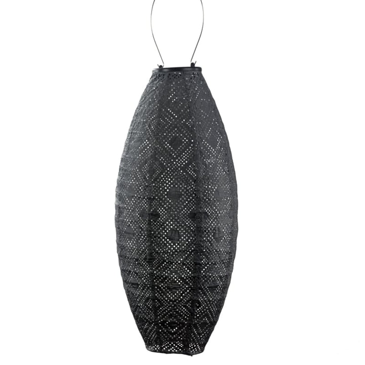 Lumiz Solar Lampion - Long Ovaal 20cm Mosaic (Dark Grey)