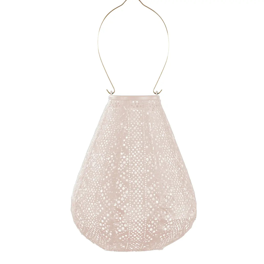 Lumiz Solar Lampion - Tulip 20cm Lace (SOFT BLUSH)