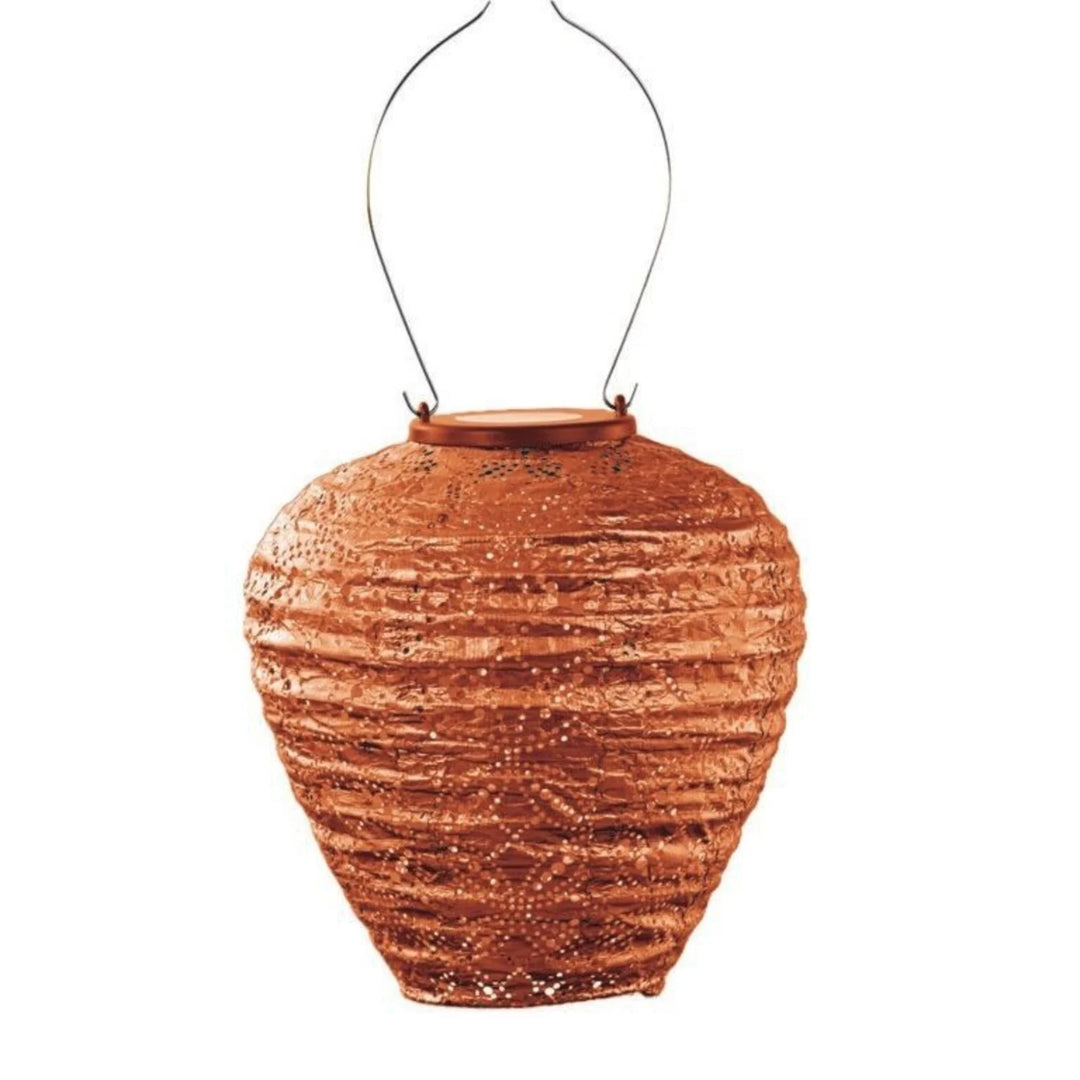 Lumiz Solar Lampion - Balloon 20cm Mandela Orange