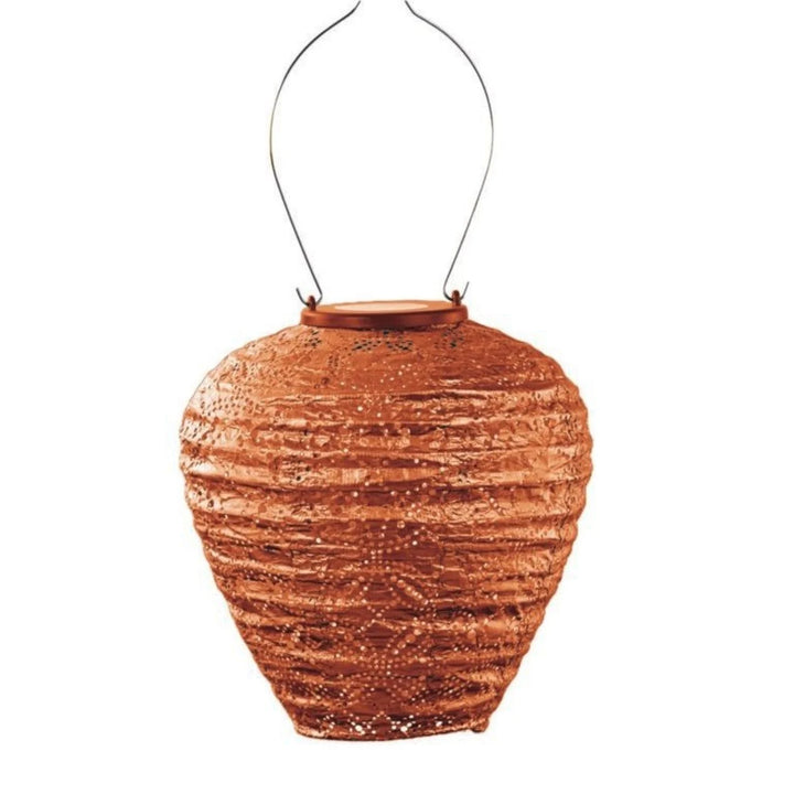 Lumiz Solar Lampion - Balloon 20cm Mandela Orange