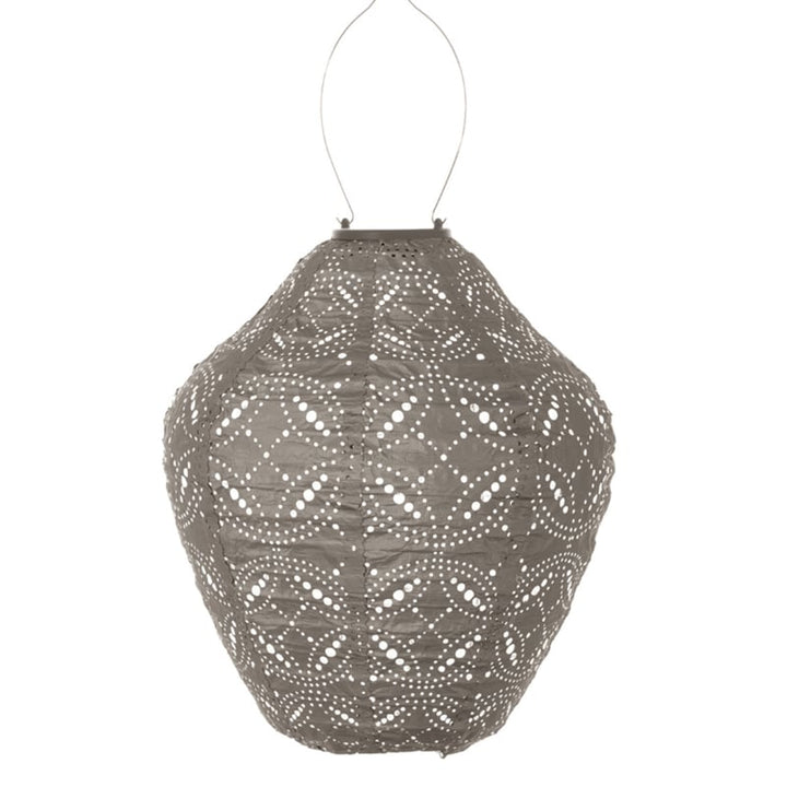 Lumiz Solar Lampion - Jar 30cm Mandela (Taupe)