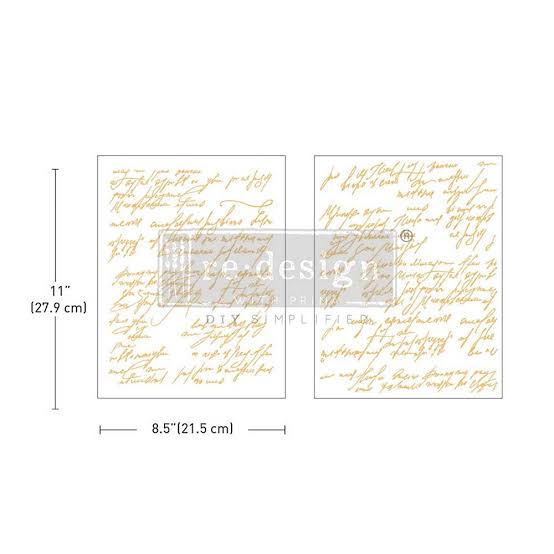 Middy Transfer "Shimmering Script" by Redesign with Prima