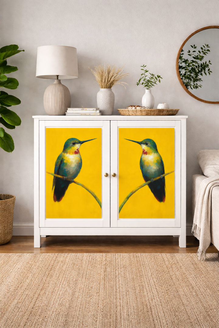 Kolibri links – Mint by Michelle Decoupage-Papier