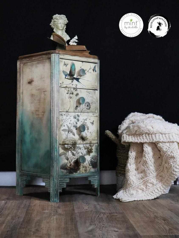 Pale Blossom - Mint by Michelle decoupage papier