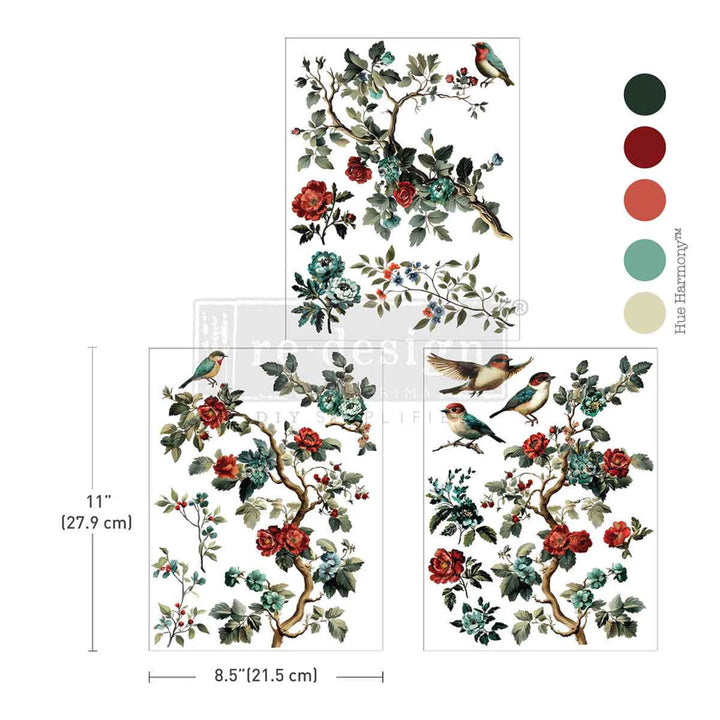 Middy Transfer "The Rosy Nest" by Redesign with Prima