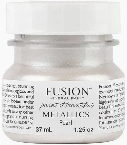 Fusion Mineral Paint Metallics - Gebürsteter Stahl