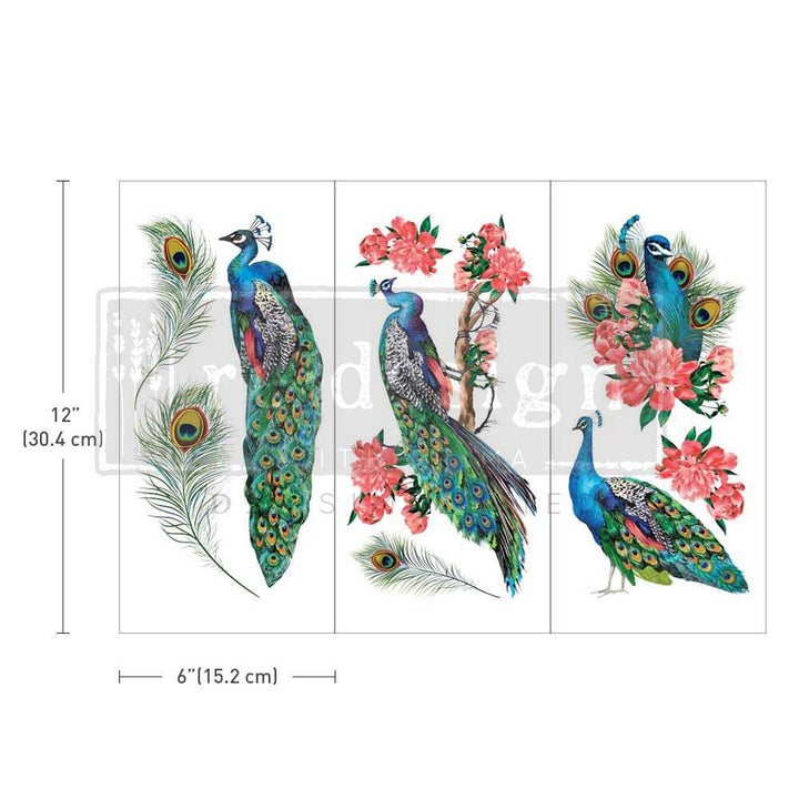 Mini transfer "Royal Peacock" by Redesign with Prima