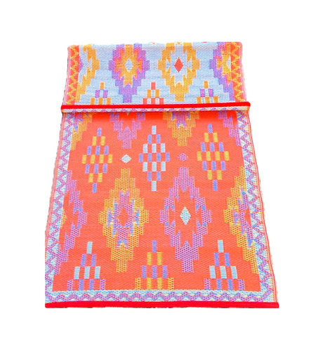 Buiten vloerkleed 150 x 240 - orange/lemon