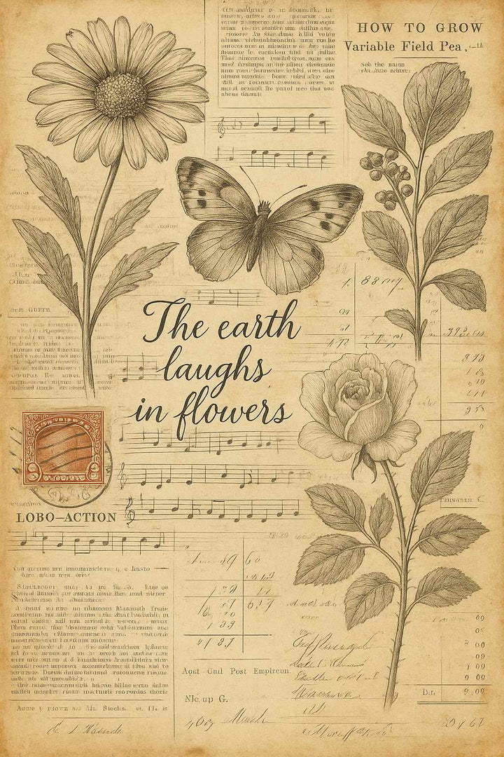 Botanical Illustration I - Mint by Michelle decoupage papier