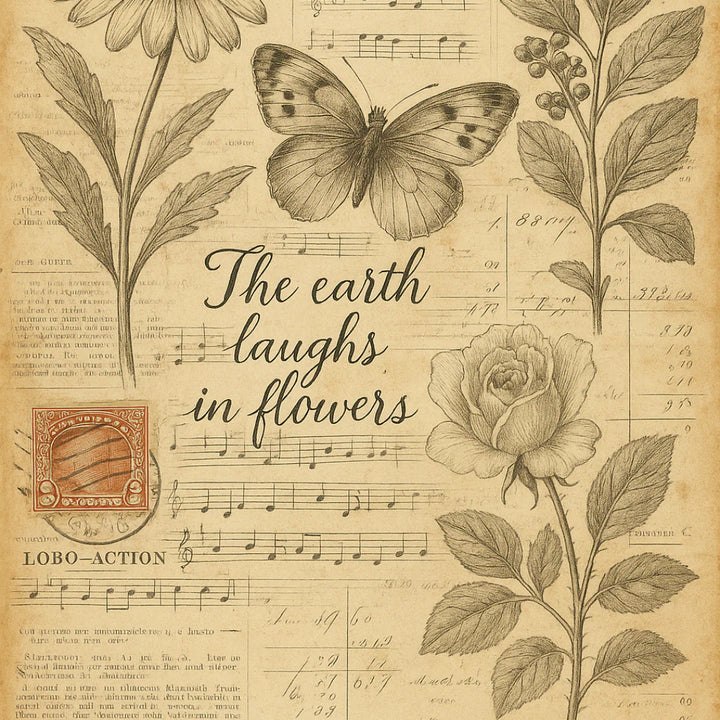 Botanical Illustration I - Mint by Michelle decoupage papier