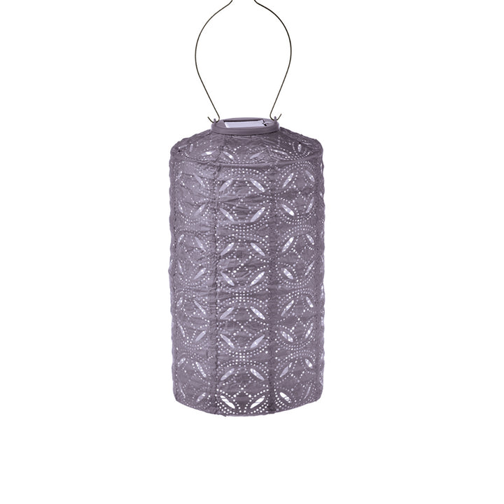 Lumiz Solar Lampion - Zylinder 18cm Folia (Pflaume)