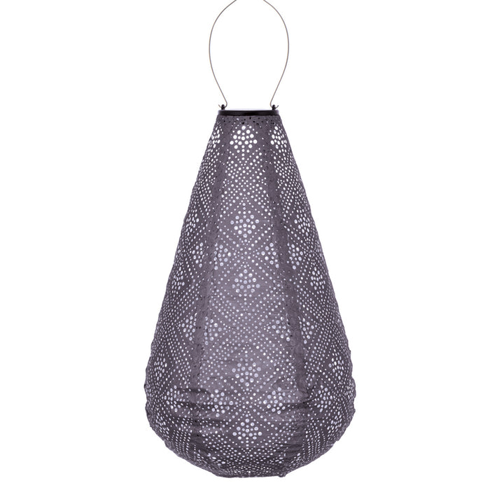 Lumiz Solar Lampion - Drop 28cm Topaze (Mauve Purple)
