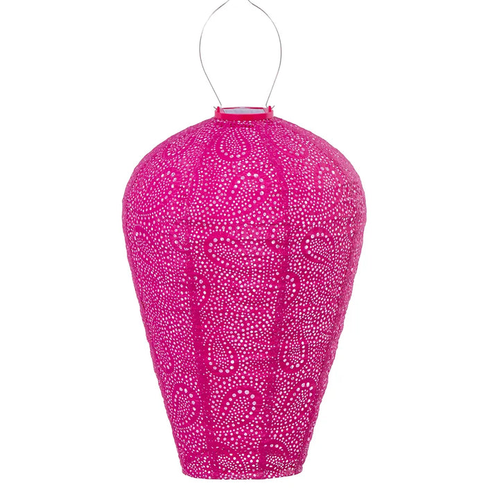 Lumiz Solar Lampion - Balloon XL Paisley (FUCHSIA)