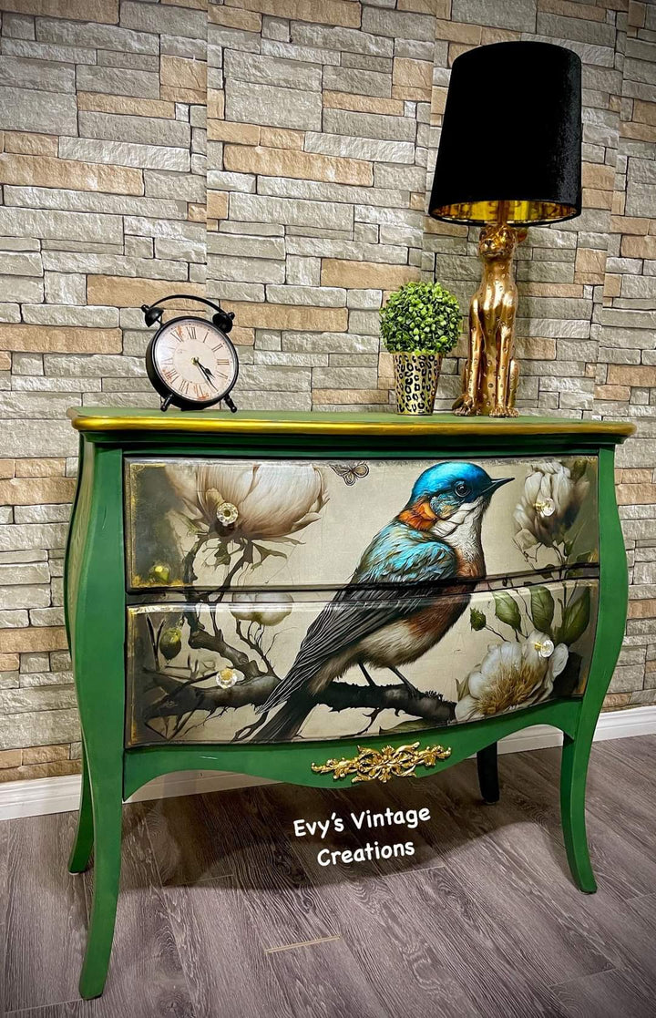 Sweet bird in blue - Mint by Michelle decoupage papier