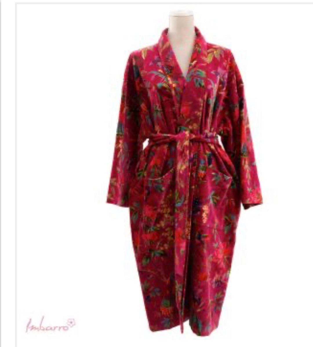 Kimono Imbarro Soft Velvet Paradise cerise
