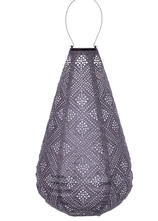 Lumiz Solar Lampion - Drop 28cm Topaze Mauve purple