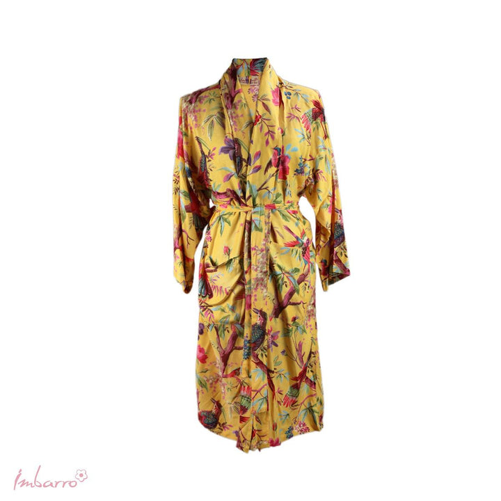 Kimono Imbarro  Paradise canary geel