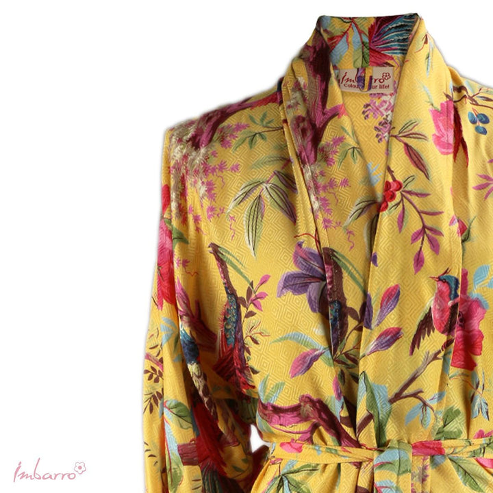Kimono Imbarro  Paradise canary geel