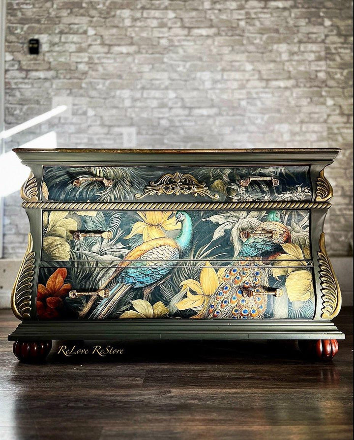 A peacock pair - Mint by Michelle decoupage papier