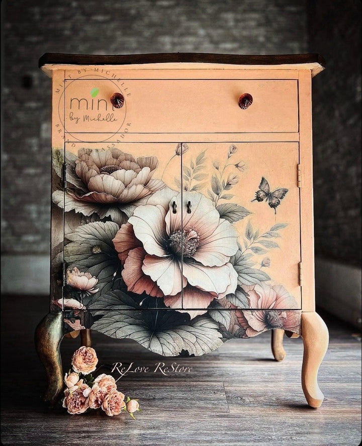 Peach Petals - Mint by Michelle decoupage papier