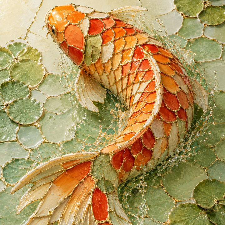 * Release 28 sept - Koi - Mint by Michelle decoupage paper