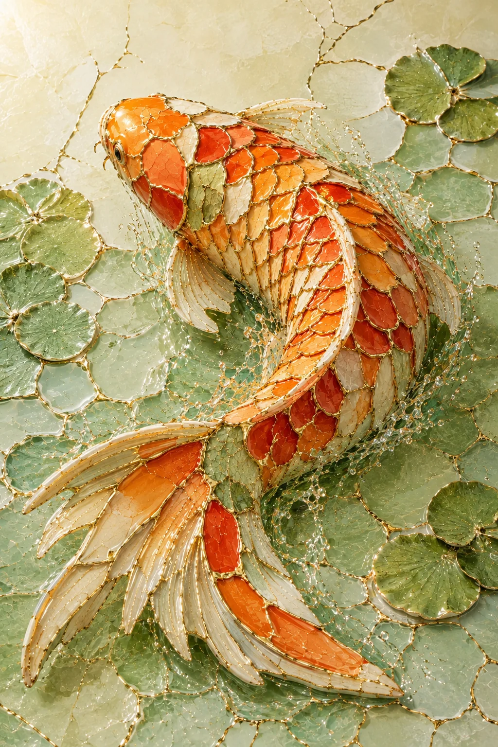 * Release 28 sept - Koi - Mint by Michelle decoupage paper