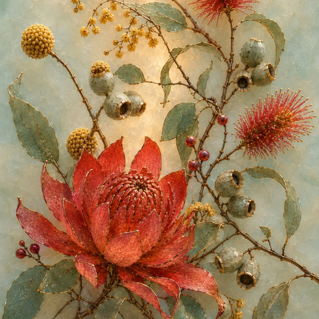 * Release 28 sept - Australiana- Mint by Michelle decoupage paper