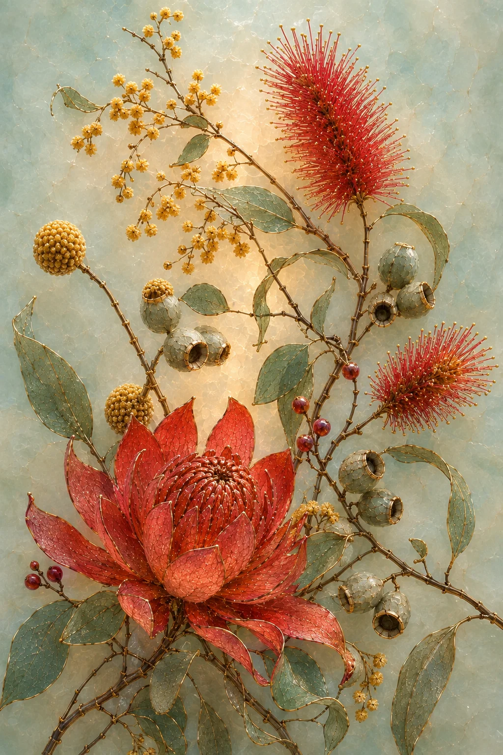 * Release 28 sept - Australiana- Mint by Michelle decoupage paper