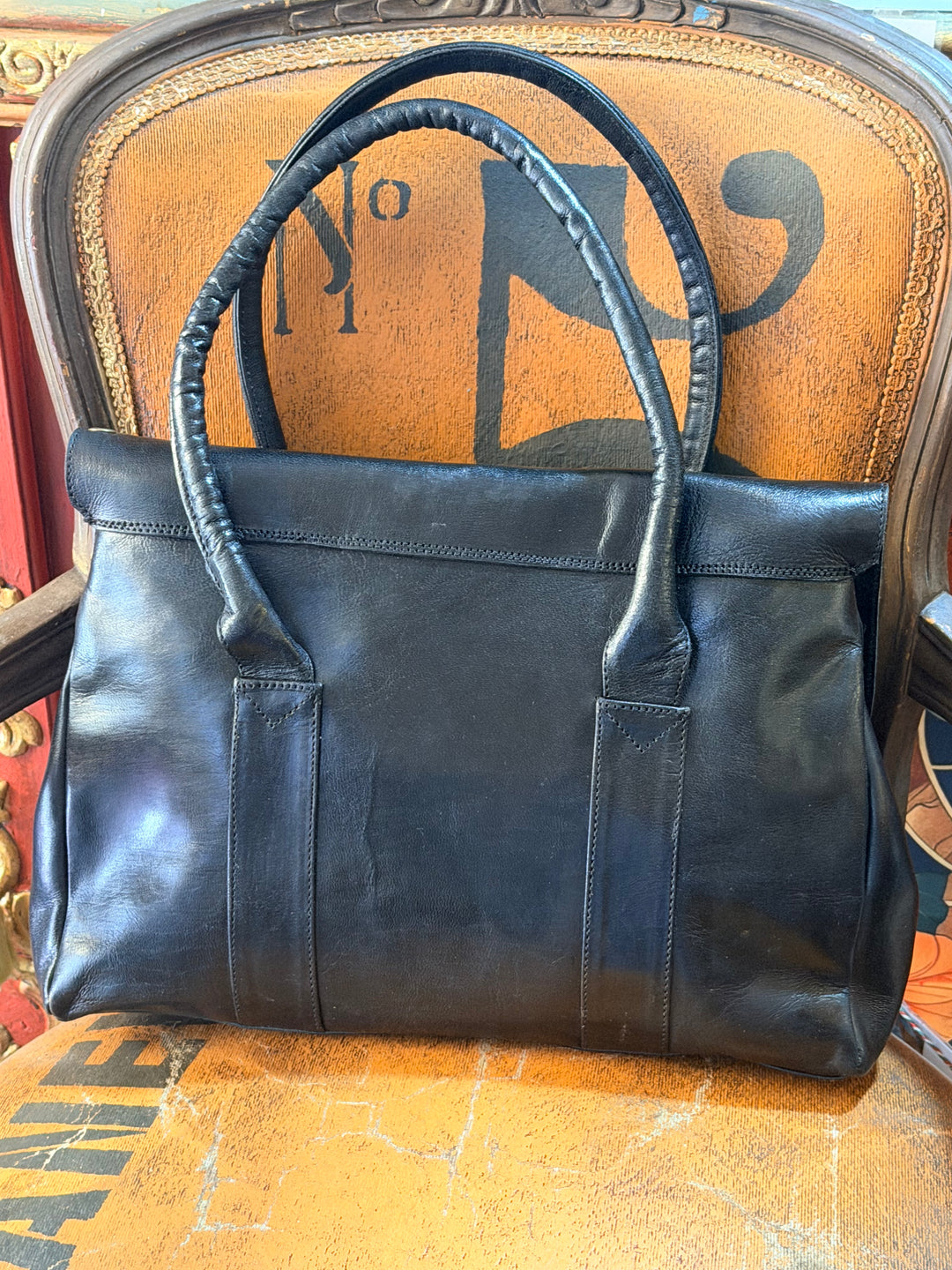 Leren tas Madrid