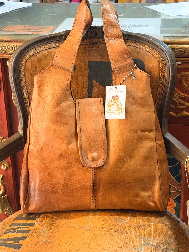 Leren tas “Milan”