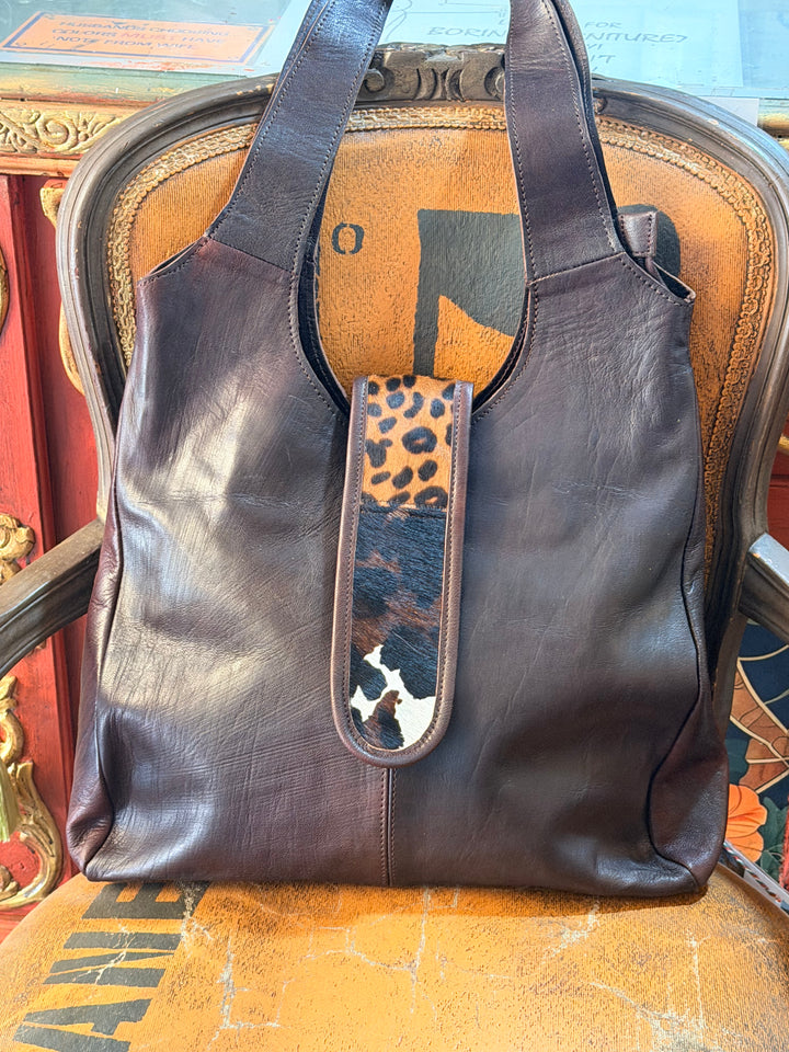 Leren tas “Milan”