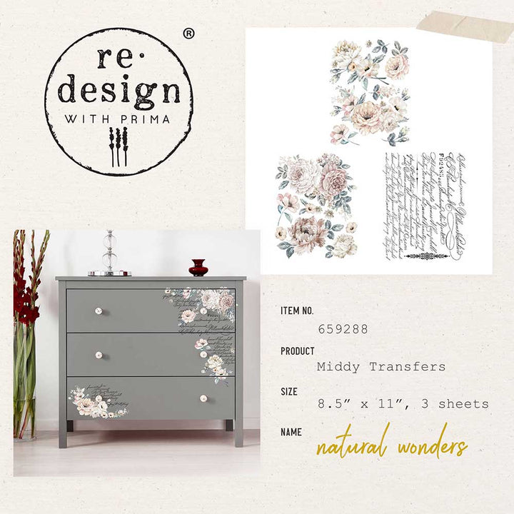 Middy transfer "Natural Wonders" by Redesign with Prima
