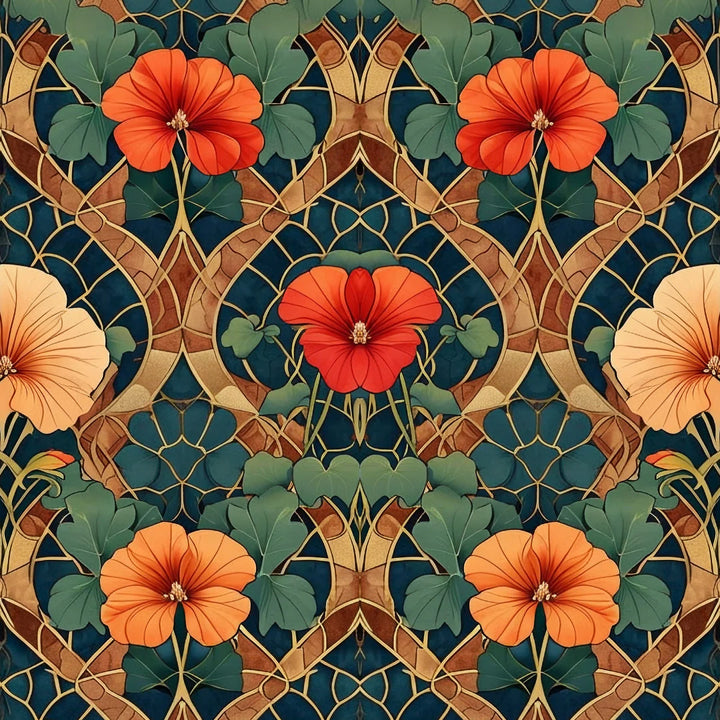 *Release 31 maart 2025 - Stained Glass Blossoms - Mint by Michelle decoupage papier