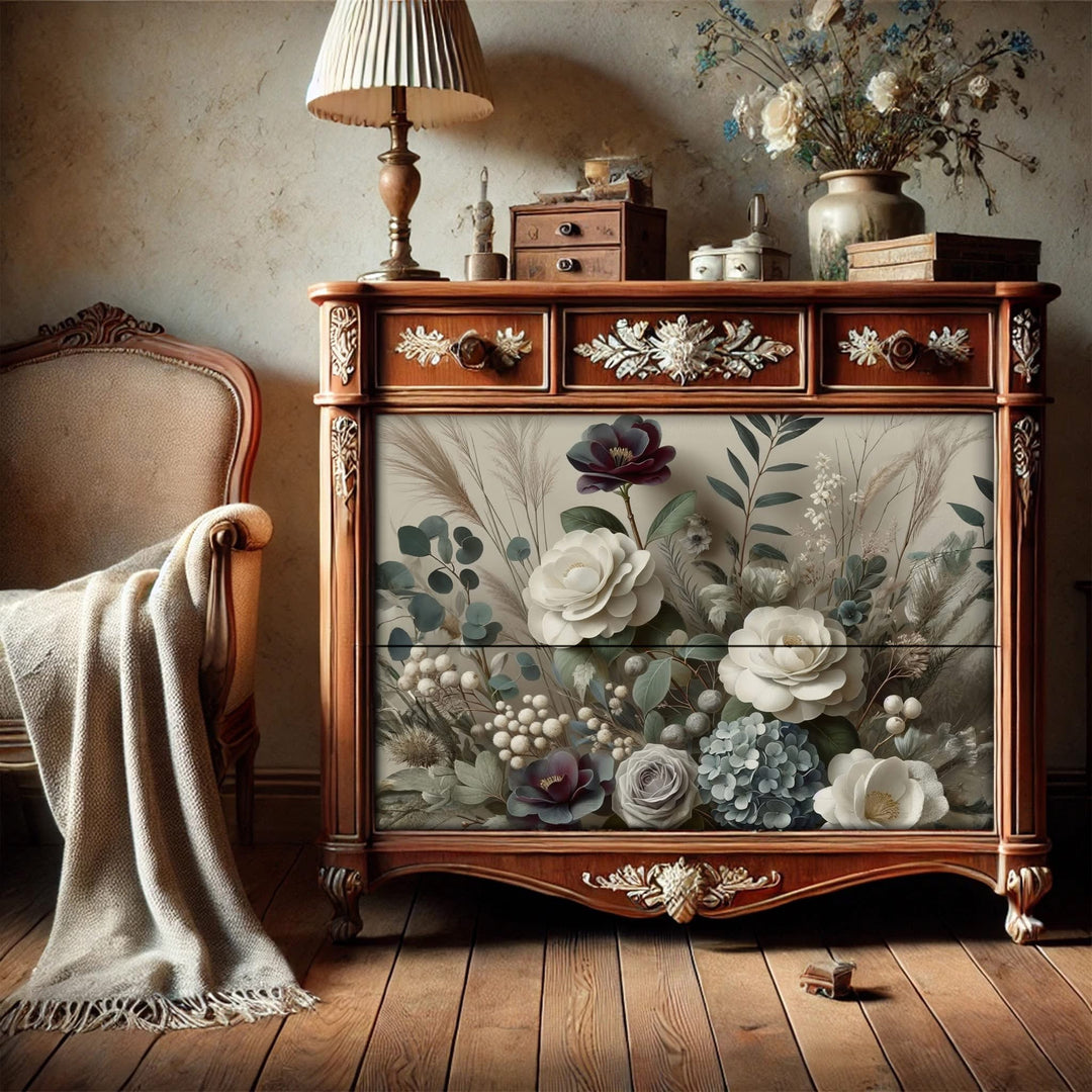 *Release 31 maart 2025 - Winter Petals  - Mint by Michelle decoupage papier