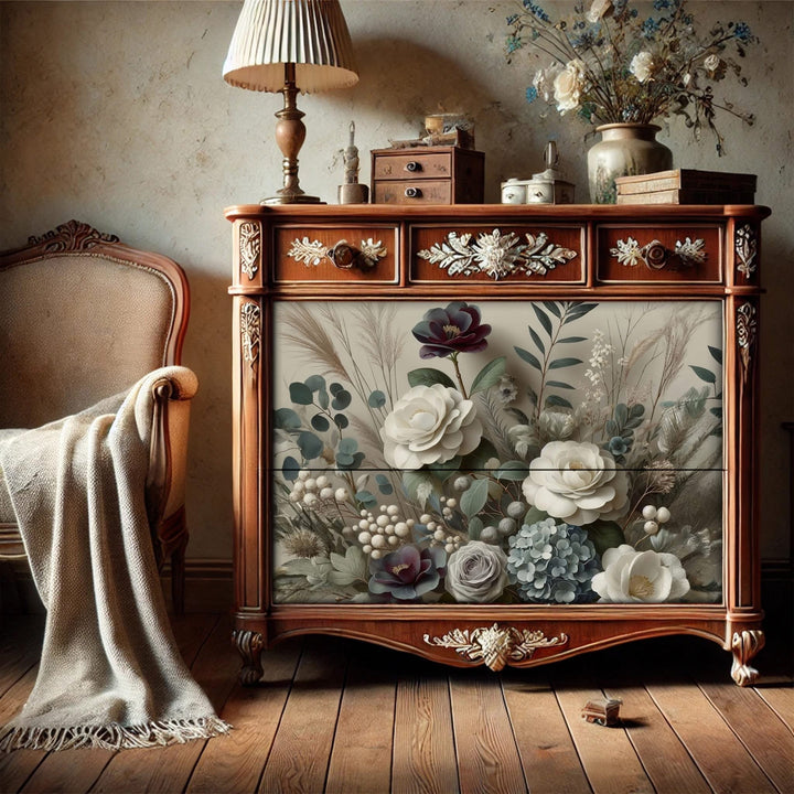*Release 31 maart 2025 - Winter Petals  - Mint by Michelle decoupage papier