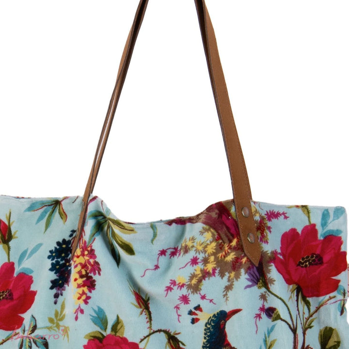 Imbarro shopper Paradise large turquoise