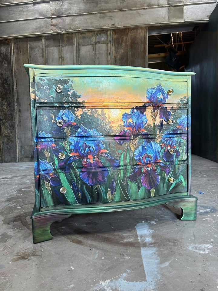 Iris  - Mint by Michelle decoupage papier