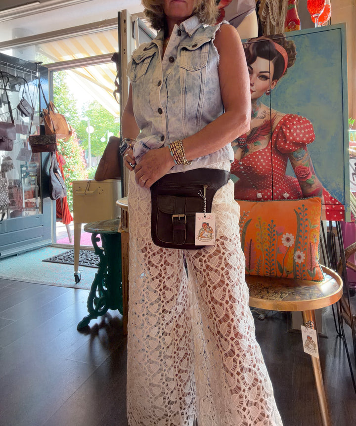 Leren heuptas “Paris”