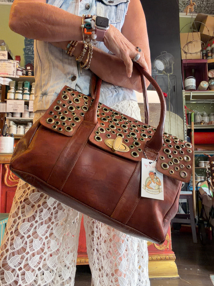 Leren tas “Madrid”