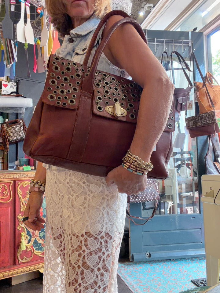 Leren tas “Madrid”