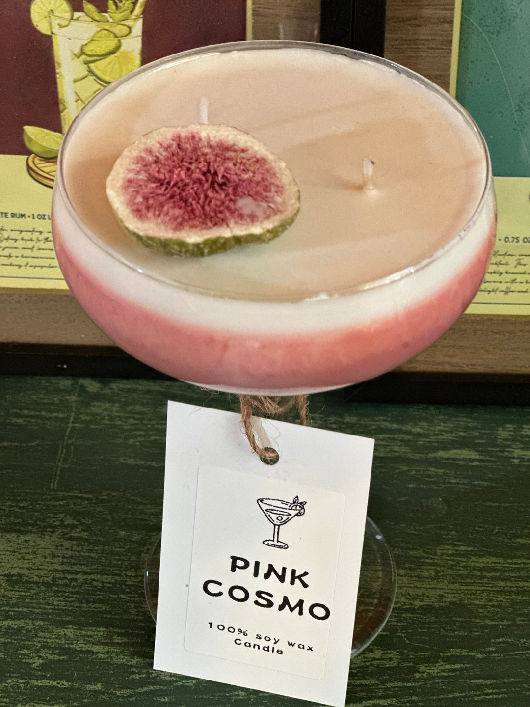 Pink Cosmopolitan kaars