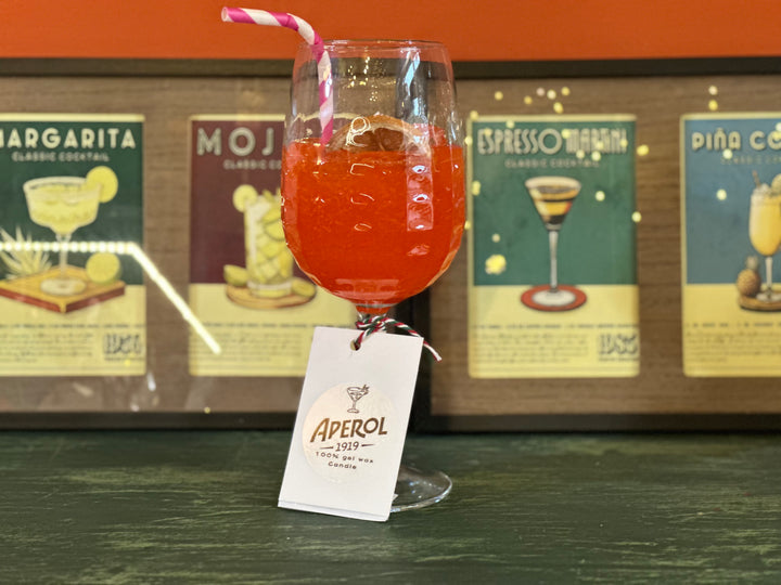 Aperol Spritz kaars