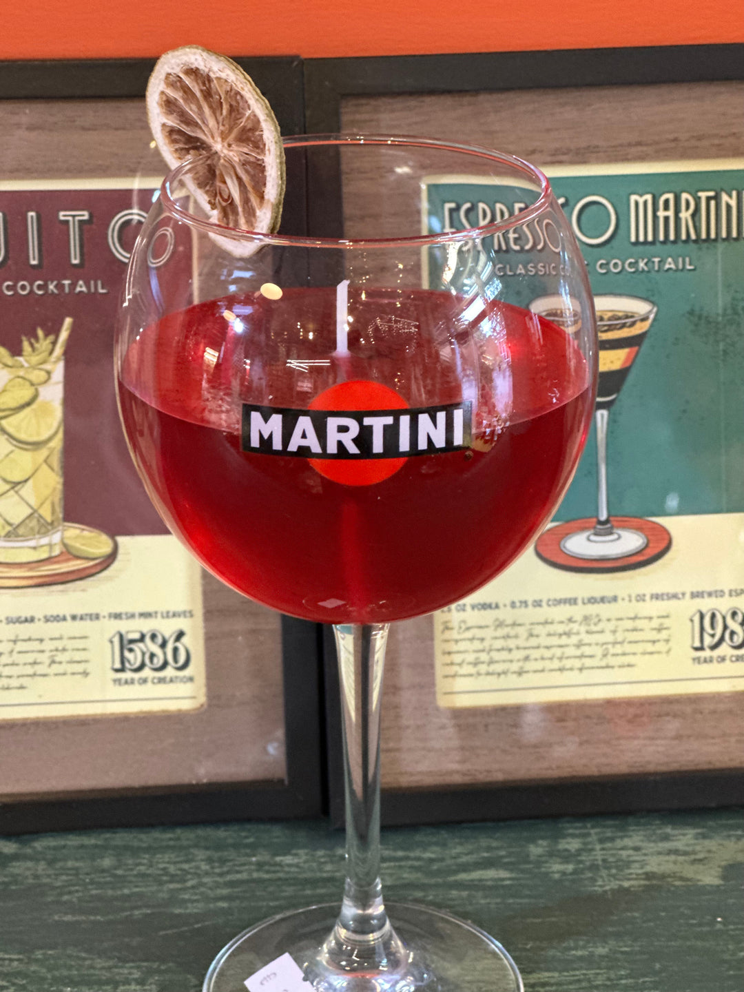 Red Martini kaars